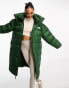 Фото #8 товара The North Face Acamarachi oversized long puffer coat in dark green Exclusive at ASOS