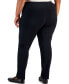 Фото #2 товара Plus and Petite Plus Size Ponte High-Rise Pull-On Pants, Created for Macy's