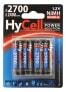 Фото #2 товара Ansmann HyCell 5030682 - Rechargeable battery - AA - Nickel-Metal Hydride (NiMH) - 1.2 V - 4 pc(s) - 2700 mAh