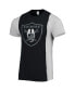 ფოტო #3 პროდუქტის Men's Black, Heathered Gray Las Vegas Raiders Split T-shirt