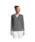 ფოტო #1 პროდუქტის Petite Relaxed Supima Cotton T-Shirt