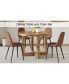 Circular Dining Table Set with 4 Chairs