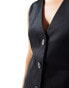 Фото #4 товара ASOS DESIGN longline waistcoat in black