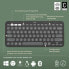 Фото #5 товара Bluetooth-клавиатура с подставкой для планшета Logitech K380 французский Серый Графитовый Темно-серый AZERTY