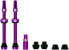 Muc-Off Tubeless Valve Kit: Purple, fits Road and Mountain, 60mm, Pair