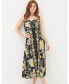 Фото #1 товара Women's Phoebe Citrus Floral Midi Dress