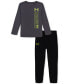 ფოტო #1 პროდუქტის Toddler and Little Boys Long-Sleeve Graphic Tee & Fleece Joggers