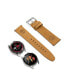 Фото #4 товара Unisex Ashby Wheat Genuine Leather Universal Smart Watch Strap 22mm