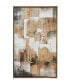 Фото #1 товара by Cosmopolitan Canvas Abstract Framed Wall Art with Gold-Tone Frame, 36" x 2" x 47"