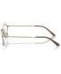 ფოტო #3 პროდუქტის Men's Oval Eyeglasses, AR 131VM 52