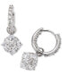 ფოტო #1 პროდუქტის 14k Gold-Plated Mixed Cubic Zirconia Charm Huggie Hoop Earrings