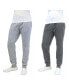 Фото #1 товара Men's 2-Packs Slim-Fit Fleece Jogger Sweatpants