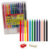 Фото #1 товара Развивающая игра Play-Doh 12 стираемых цветных карандашей с ластиком и точилкой