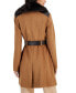 Фото #2 товара Women's Asymmetric Wool Blend Wrap Coat