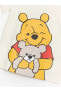 Bisiklet Yaka Kısa Kollu Winnie the Pooh Baskılı Erkek Bebek Pijama Takımı