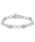ფოტო #1 პროდუქტის Diamond Accent Infinity Link Bracelet