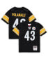 Фото #1 товара Футболка для малышей Mitchell&Ness Troy Polamalu Pittsburgh Steelers 2005 черная, уходит из ассортимента