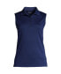 Фото #2 товара Plus Size Sleeveless Supima Cotton Polo Shirt