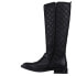 BRONX Mill Ford Quilted Pull On Womens Black Casual Boots 13961-001