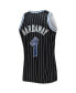 Men's Penny Hardaway Black Orlando Magic 1994-95 Hardwood Classics 75th Anniversary Diamond Swingman Jersey Черный, Small - фото #4