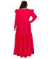 ფოტო #2 პროდუქტის Plus Size Isabel Tiered Maxi Dress