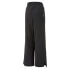 Puma Infuse Wide Leg Pants Womens Black Casual Athletic Bottoms 53835401