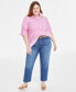 Фото #3 товара Women's Collared Button-Down Shirt, XXS-4X, Created for Macy’s