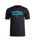 Фото #2 товара Men's Black Charlotte FC Local Pop AEROREADY T-Shirt