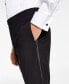 Фото #4 товара Men's Slim-Fit Infinite Stretch Black Tuxedo Suit Pants