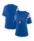 Фото #1 товара Women's Royal New York Giants Classic Rhinestone T-shirt