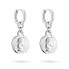 Original round earrings with pendants 2in1 Coins TJ-0441-E-29