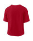 Women's Red, Pewter Tampa Bay Buccaneers High Hip Fashion T-shirt