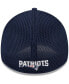 Фото #2 товара Men's Navy New England Patriots 39THIRTY Flex Hat
