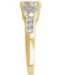 ფოტო #9 პროდუქტის Diamond Three Stone Engagement Ring (3/4 ct. t.w.) in 14k White, Yellow or Rose Gold