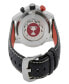 ფოტო #3 პროდუქტის Men's Scuderia Black Leather Watch 45mm