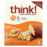 Фото #1 товара Think !, Высокопротеиновые батончики, арахисовая крем-паста, 5 батончиков, 60 г (2,1 унции) каждый