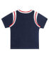 ფოტო #4 პროდუქტის Toddler Navy/Gray Boston Red Sox Bases Loaded T-Shirt Shorts Set