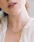 "14k Gold" Key Turquoise Bead Pendant Necklace
