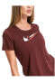 Фото #2 товара Футболка для бега женская Nike Sportswear Swoosh Dri-FIT T-shirt-DD6478-273