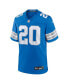 Men's Barry Sanders Blue Detroit Lions Retired Player Game Jersey