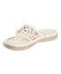 ფოტო #6 პროდუქტის Women's Georgie Floral Print Thong Slippers