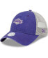 Фото #2 товара Women's Purple Los Angeles Lakers Micro Logo 9TWENTY Trucker Adjustable Hat