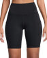 ფოტო #1 პროდუქტის Women's One High-Waisted Side-Pocket Bike Shorts