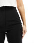 ASOS DESIGN Hourglass seamed waist trouser in black