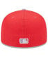 ფოტო #5 პროდუქტის Men's Red, Lavender Los Angeles Dodgers Spring Color Two-Tone 59FIFTY Fitted Hat