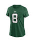 ფოტო #3 პროდუქტის Women's Aaron Rodgers Green New York Jets Player Name and Number T-shirt