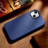 Фото #16 товара Чехол для смартфона ICARER кожаный синий iPhone 14 Plus