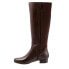 Фото #4 товара Trotters Misty T2165-200 Womens Brown Leather Zipper Knee High Boots 6.5