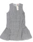 See by Chloe Womens Dress Gray US Size 12 A-Line Striped Dotted Pocket 239723