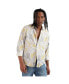 Фото #1 товара Men's EcoLiva Grey & Yellow Minimal Lined Shirt